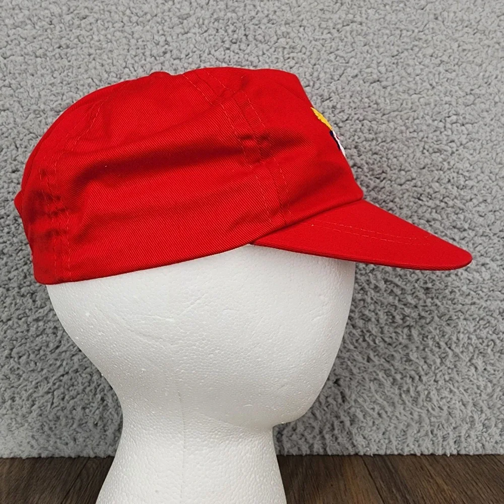 Vintage J Hats‎ Kids Red I Love Grandma Embroidered Snapback Baseball Cap Hat